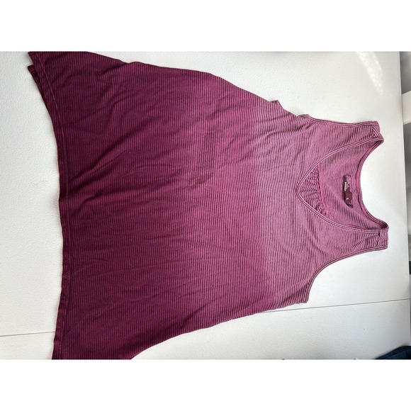 Prana Breathe Tank Top Ribbed Ombre Sleeveless Casual Activewear Small - Picture 1 of 5